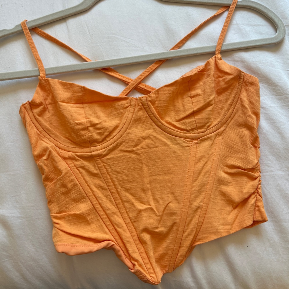Whitefox Bustier Orange Cream